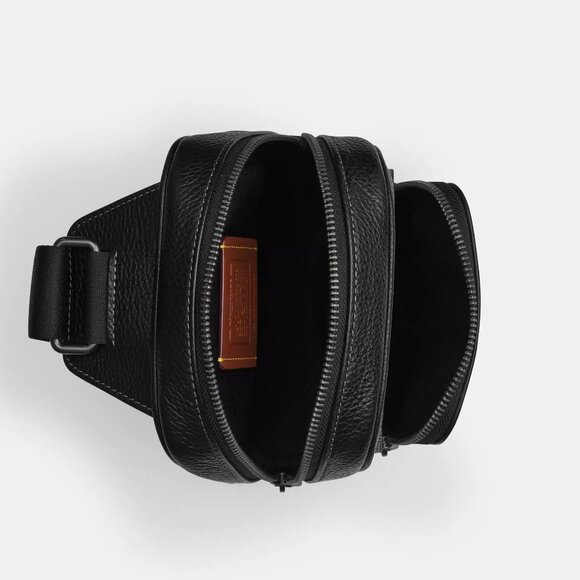 Coach Racer Sling Pack With Varsity Motif CAJ39 - Picture 4 of 8